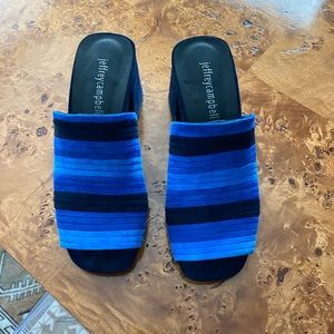 Jeffrey Campbell  chunky heel sandals